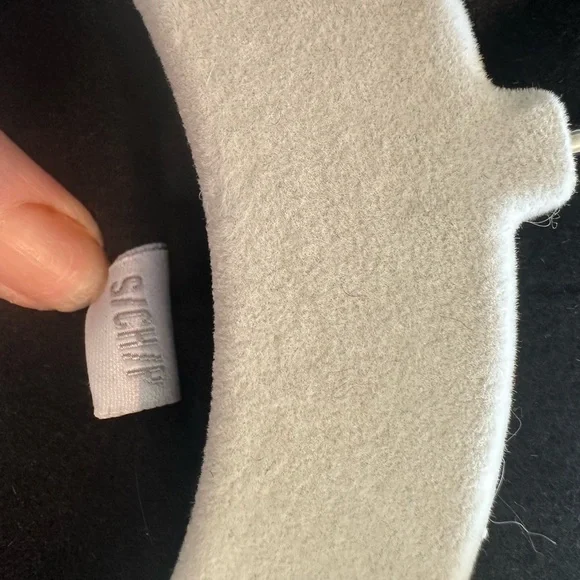 Jessica Simpson Black Trench Coat with Notched Lapel and Long Sleeves - Picture 6 of 7